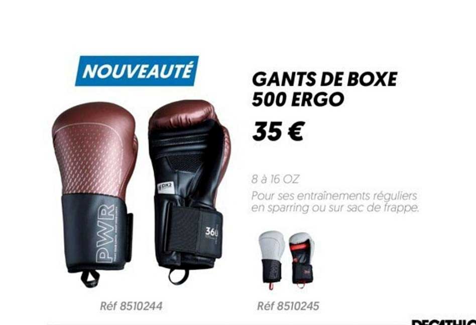 gants de boxe 500 ergo