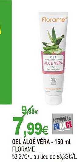 Gel Aloé Véra Florame