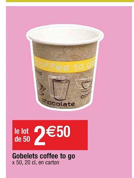 Gobelets Coffee To Go