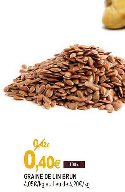 graine de lin brun