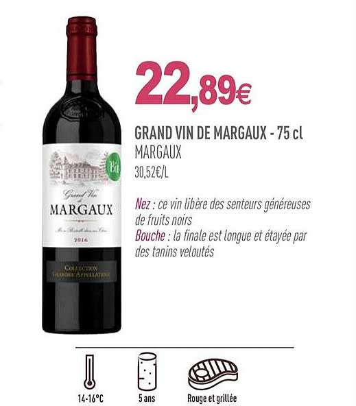 Grand Vin De Margaux Margaux