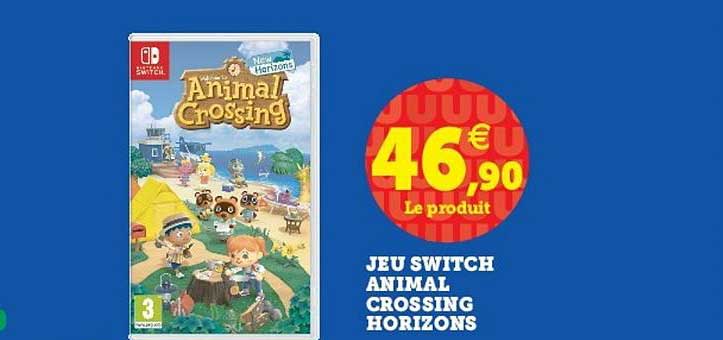jeu switch animal crossing horizons