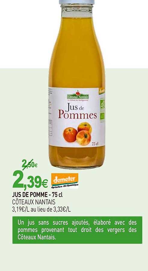 jus de pomme côteaux nantais