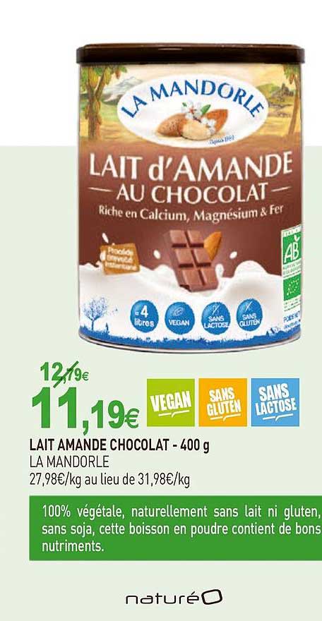 Lait Amande Chocolat La Mandorle