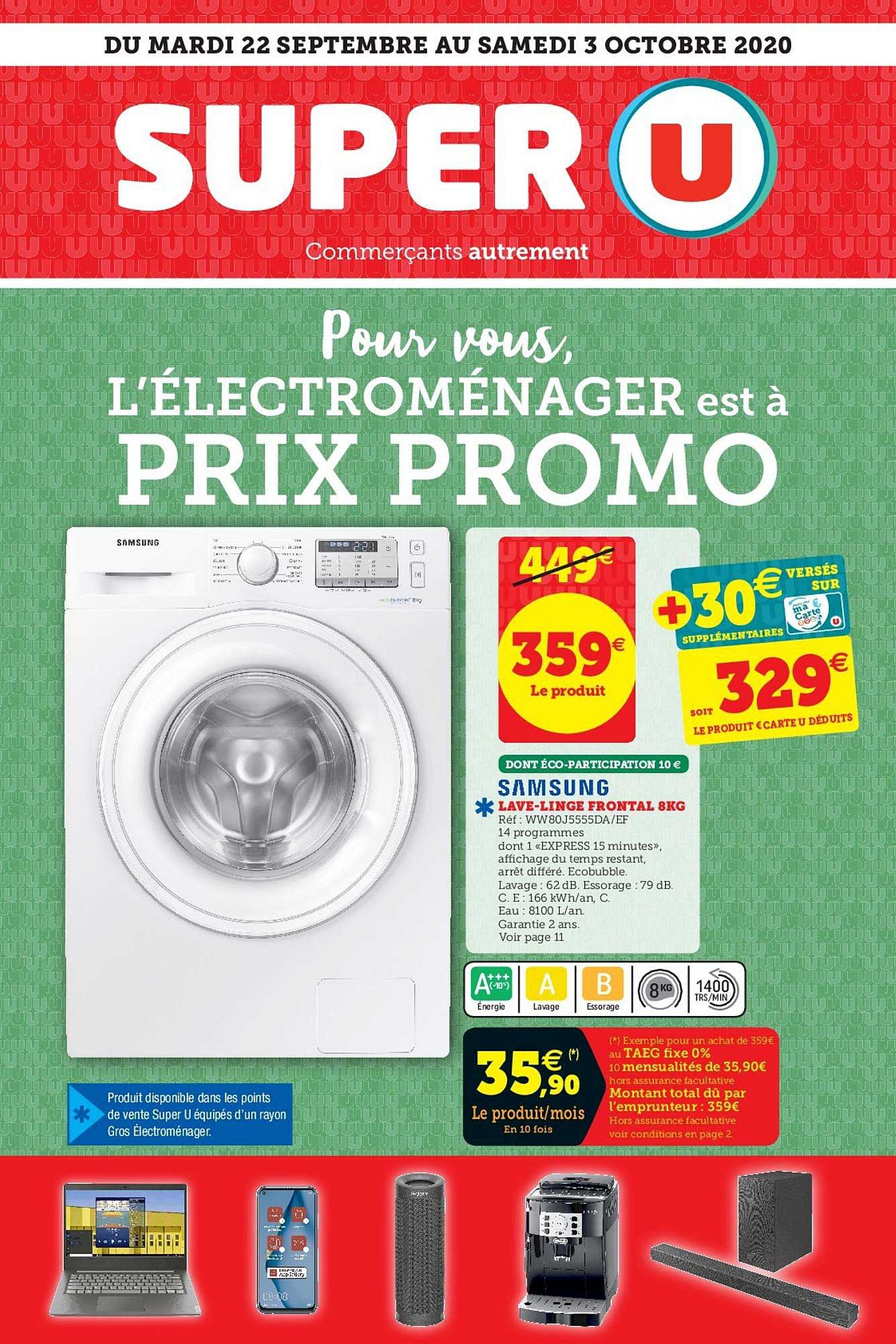 lave linge frontal 8kg samsung