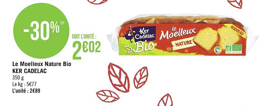 le moelleux nature bio ker cadelac