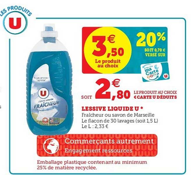 Lessive Liquide U