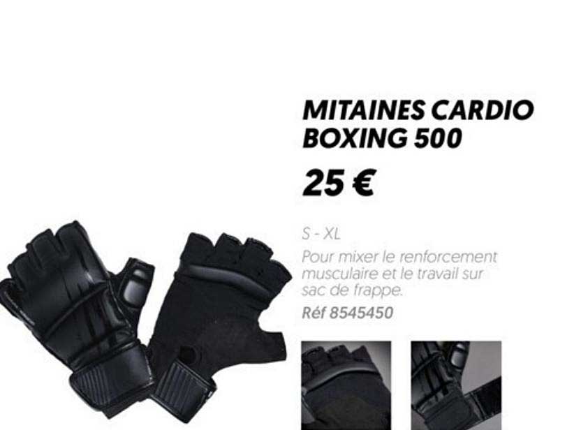 mitaine cardio boxing 500