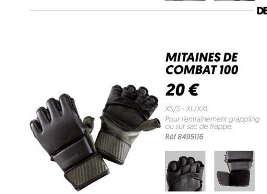 Mitaines De Combat 100