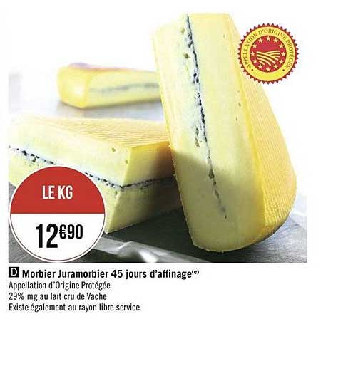 morbier juramorbier 45 jours d'affinage