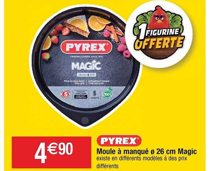 moule à manqué 26 cm magic pyrex