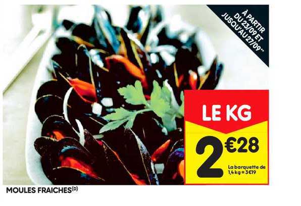 Moules Fraîches