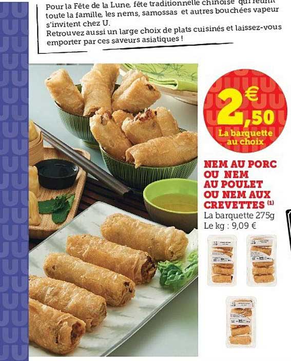 Nem Au Porc Ou Nem Au Poulet Ou Nem Aux Crevettes