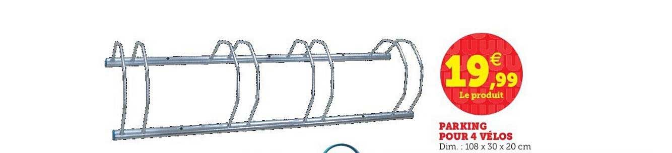 parking pour 4 vélos