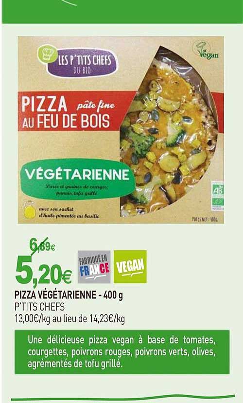 pizza végétarienne p'tits chefs