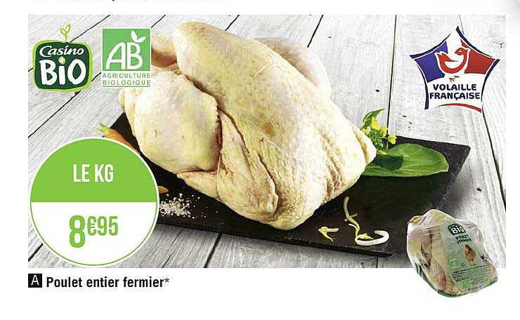Poulet Entier Fermier