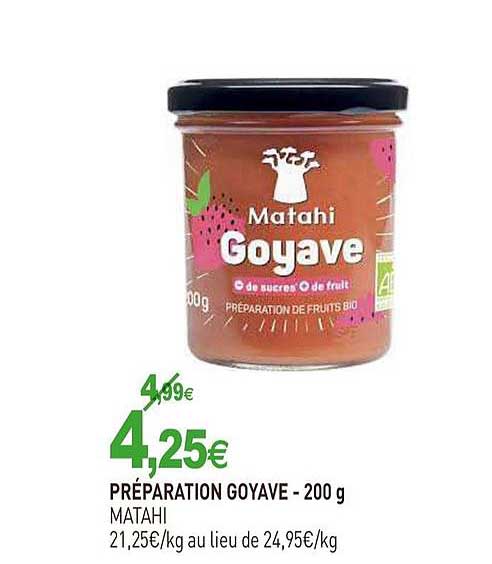 préparation goyave matahi
