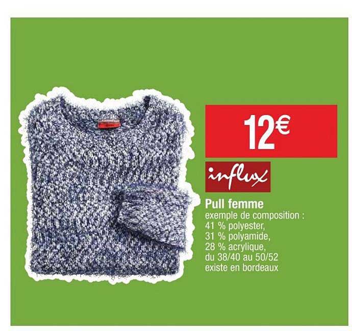Pull Femme Influx