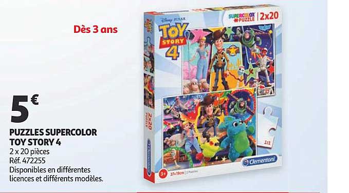 puzzles supercolor toy story 4