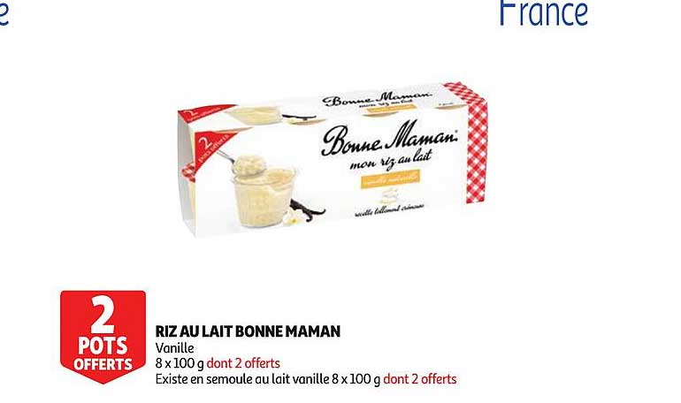 riz au lait bonne maman