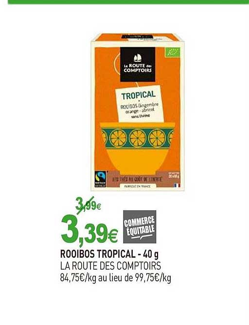 rooibos tropical la route des comptoirs