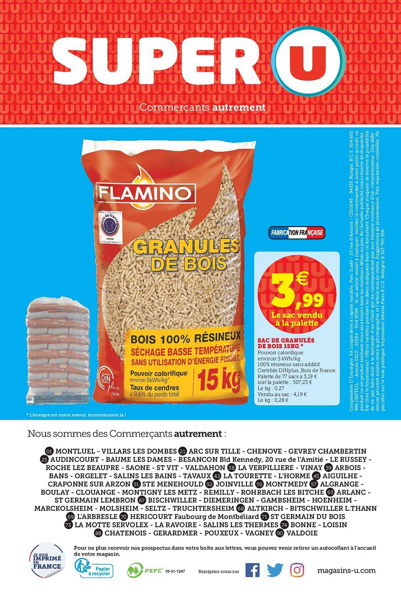 Sac De Granulés De Bois 15 Kg