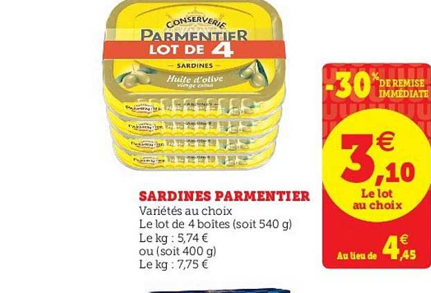 Sardines Parmentier -30% De Remise Immédiate