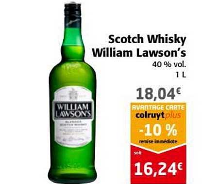 scotch whisky william lawson's
