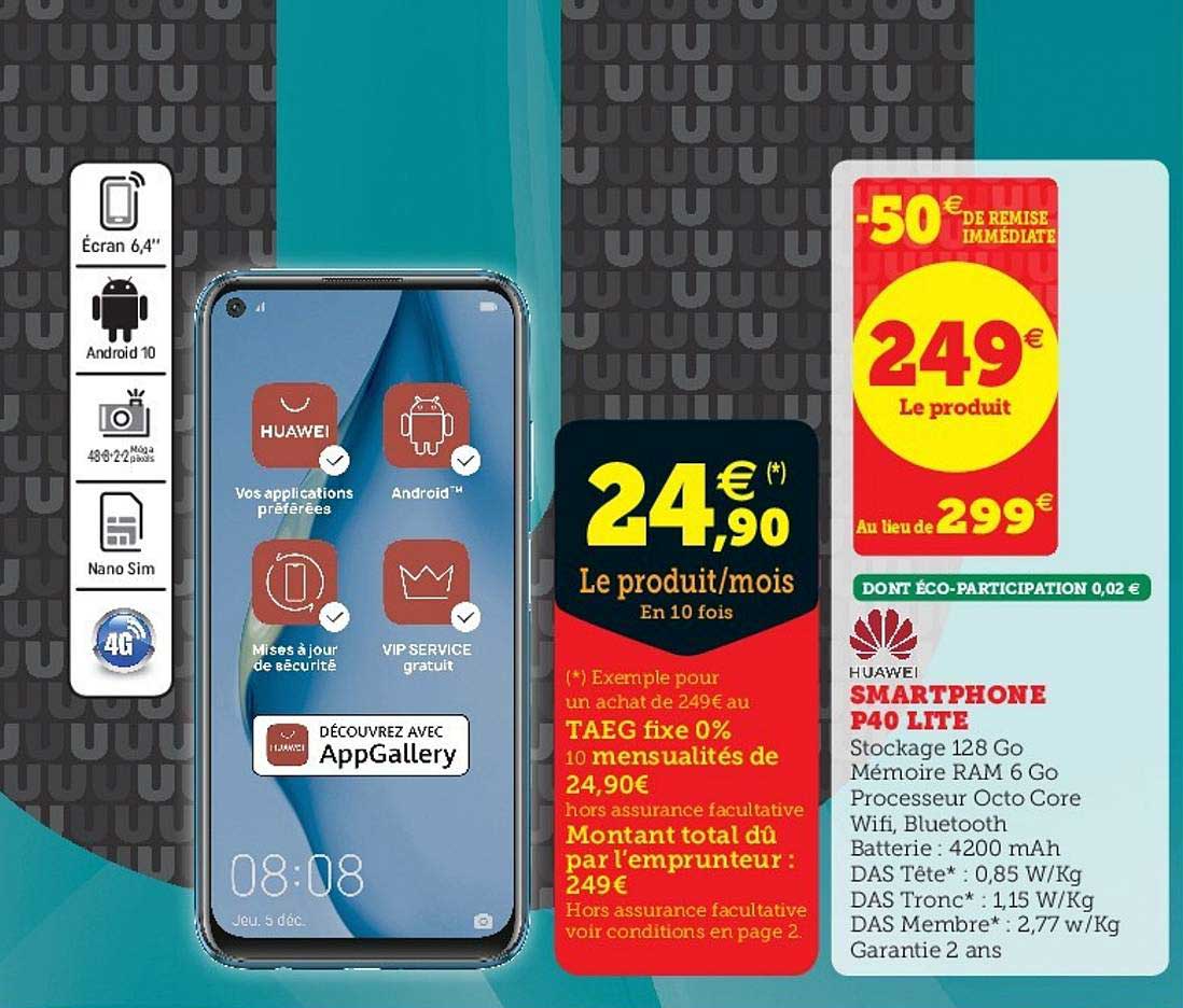 smartphone p40 lite huawei