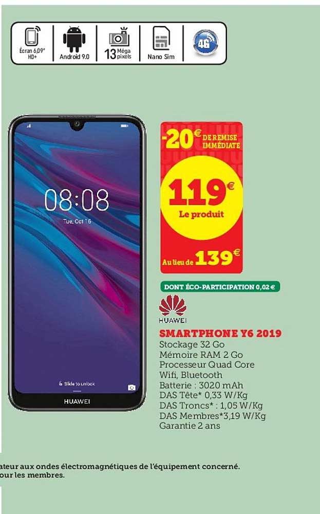 smartphone y6 2019 huawei