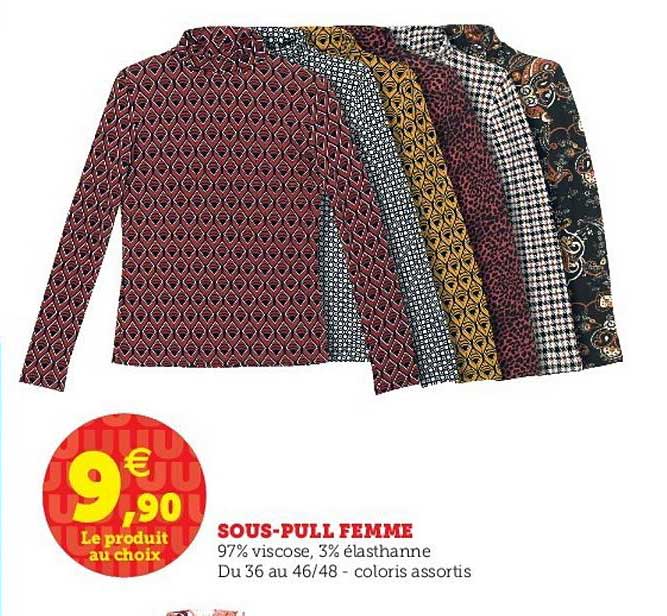 sous pull femme