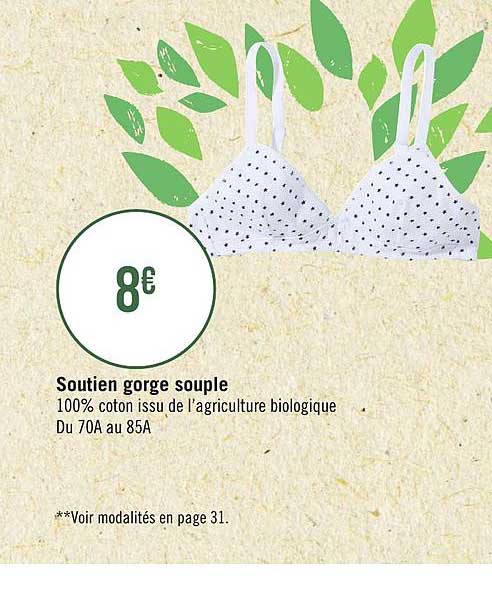 soutien gorge souple