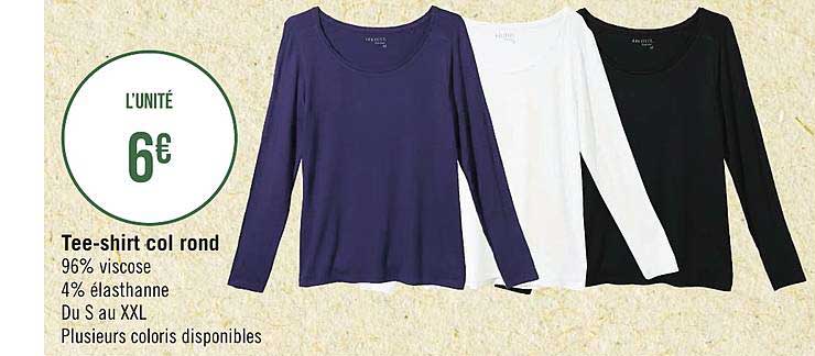 tee shirt col rond
