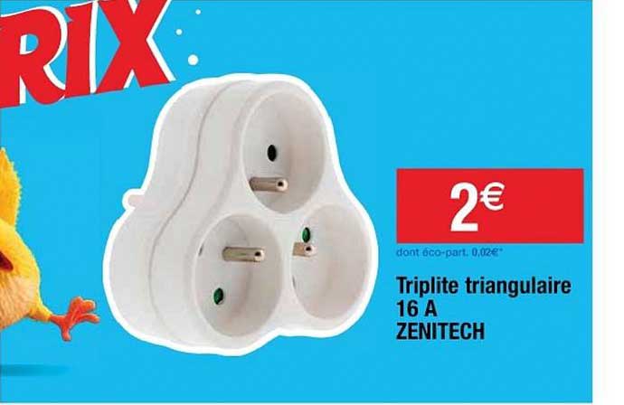triplite triangulaire 16 a zenitech