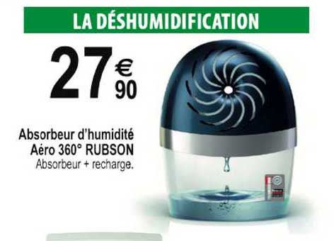 Absorbeur D'humidité Aéro 360° Rubson