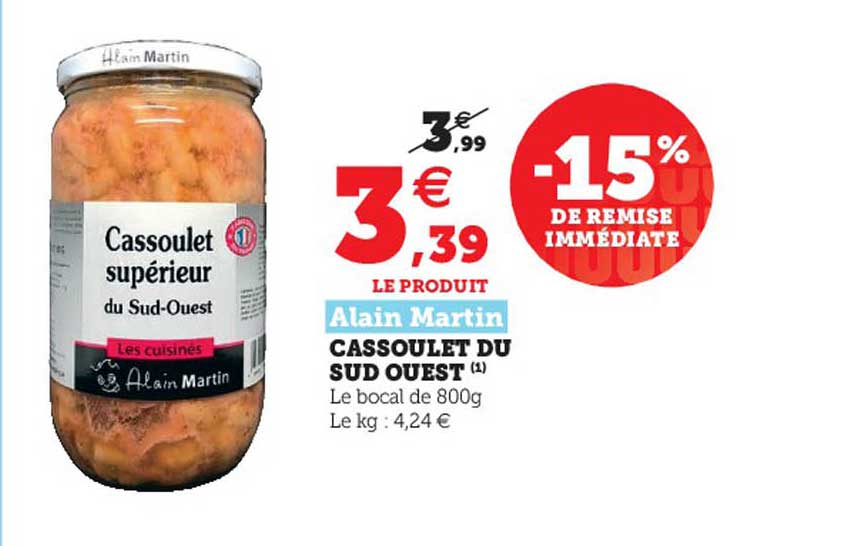 alain martin cassoulet du sud ouest