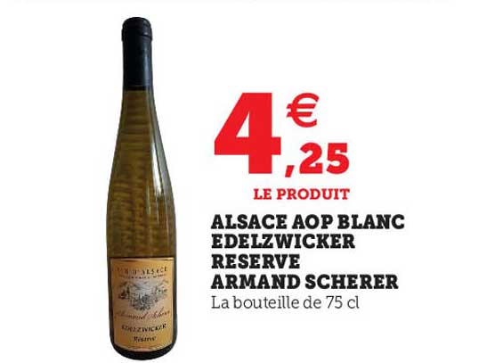 alsace aop blanc edelzwicker réserve armand scherer