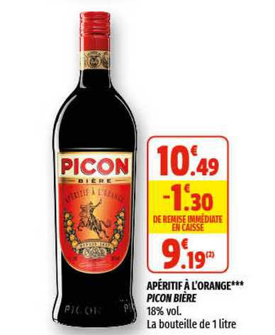 apéritif à l'orange picon bière