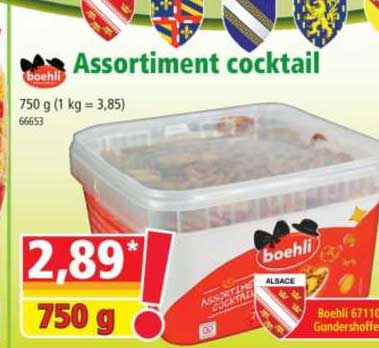 Assortiment Cocktail Boehli