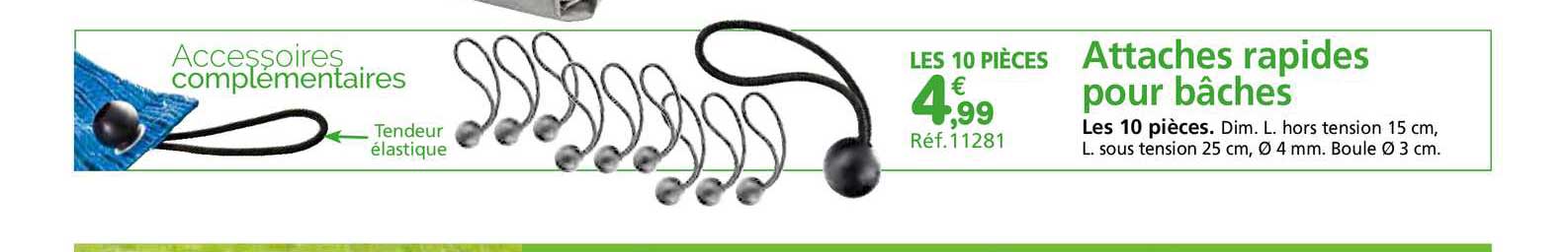 Attaches Rapides Pour Bâches