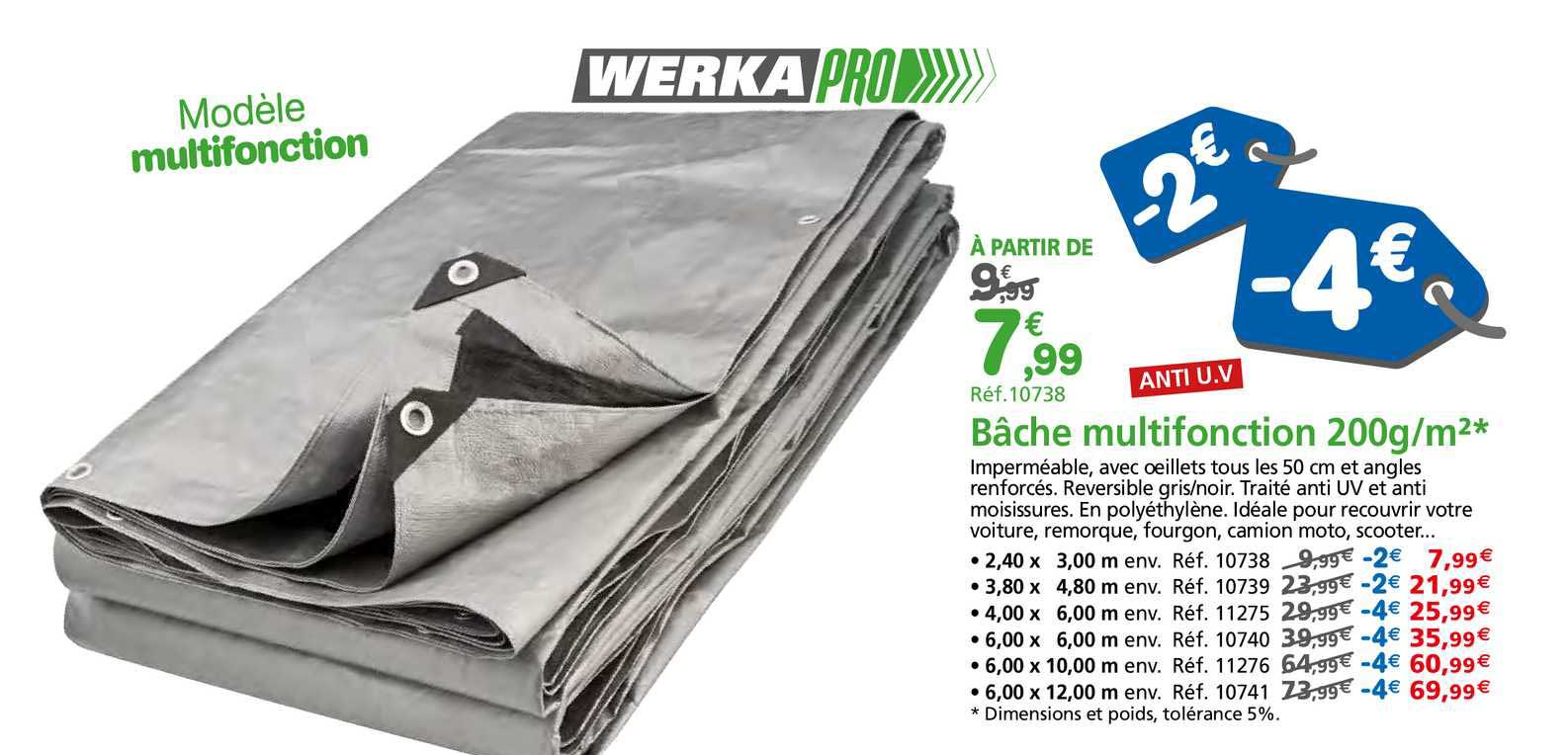 bâche multifonction 200g m²