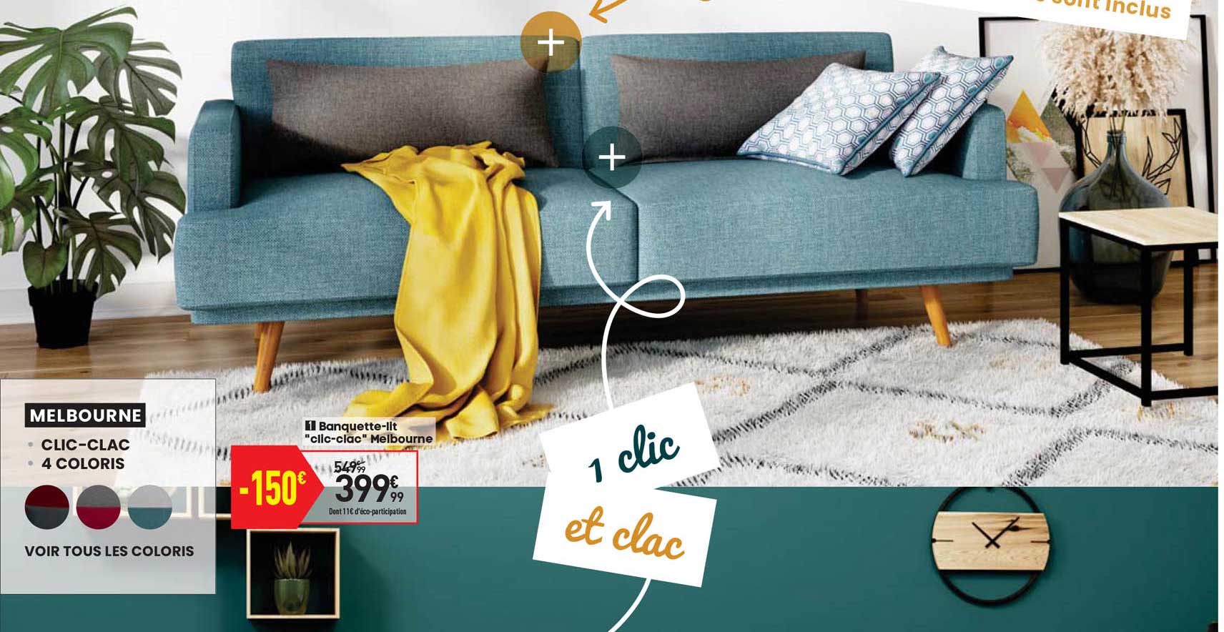 banquette-lit "clic-clac" melbourne