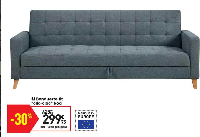 banquette-lit "clic-clac" noa