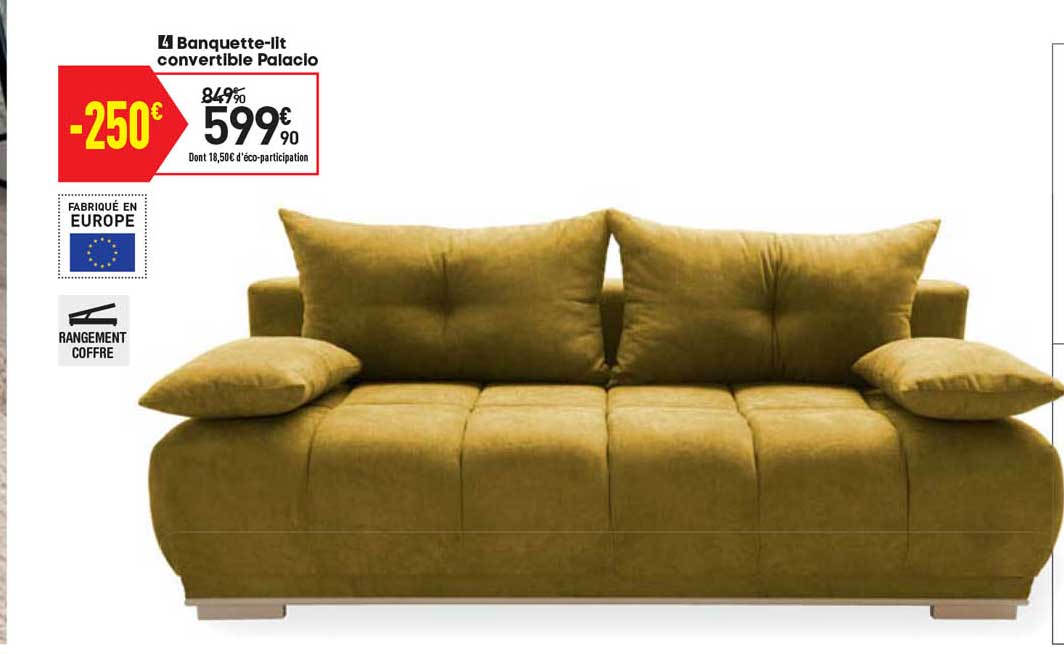 banquette-lit convertible palaclo