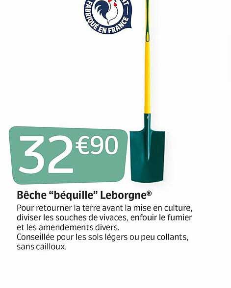 bêche "béquille" leborgne