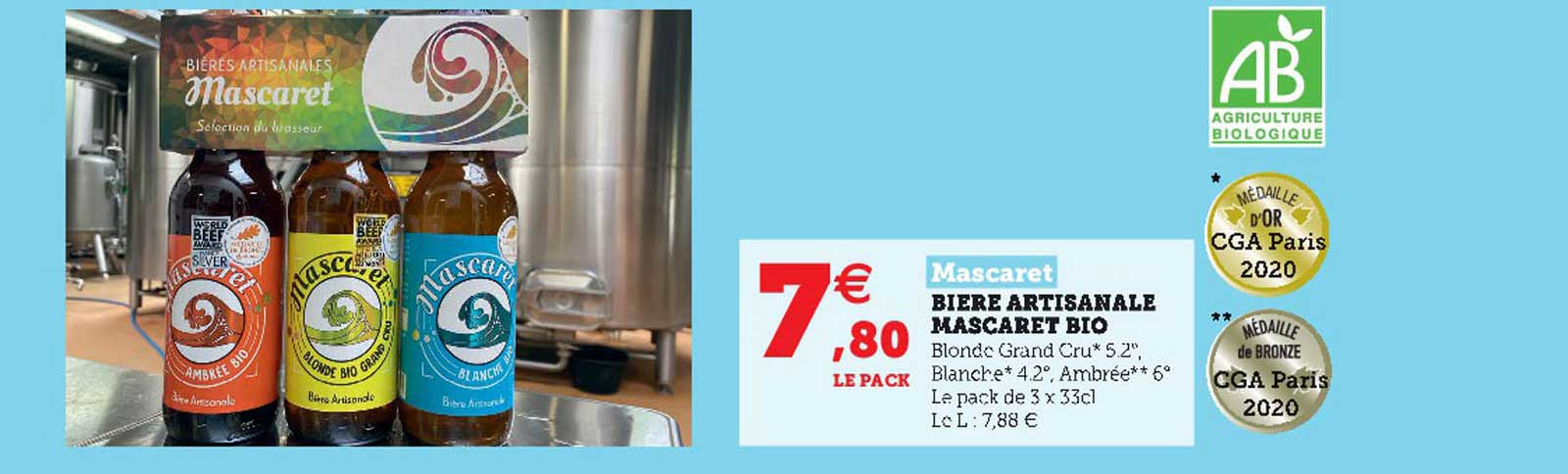 bière artisanale mascaret bio