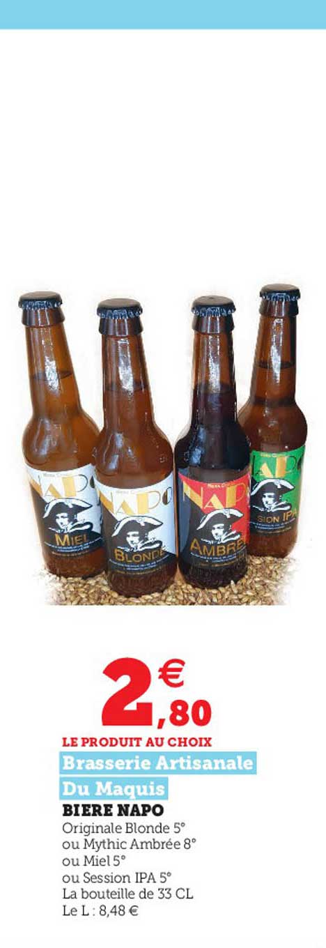 bière napo brasserie artisanale du maquis