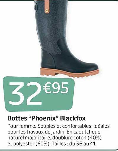 bottes "phoenix" blackfox