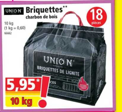 Briquettes Charbon De Bois Union