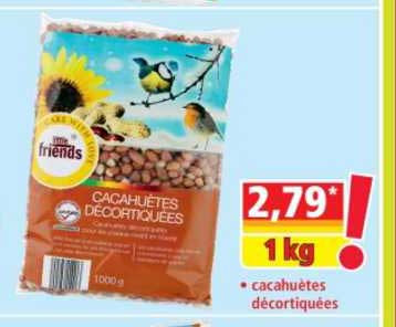 cacahuètes décortiquées little friends